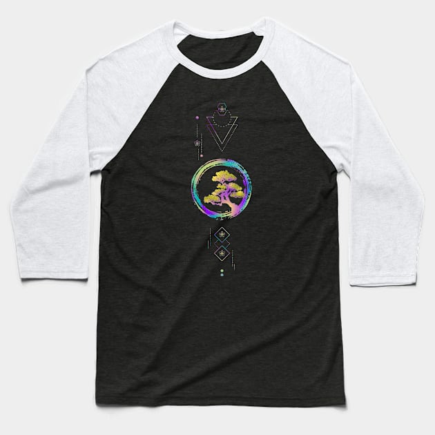 Bonsai colorful Baseball T-Shirt by Wimido